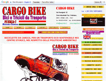 Tablet Screenshot of cargobike.it